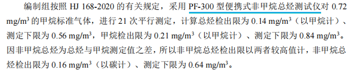 《固定污染源廢氣總烴、甲烷和非甲烷總烴的測定便攜式催化氧化-氫火焰離子化檢測器法》